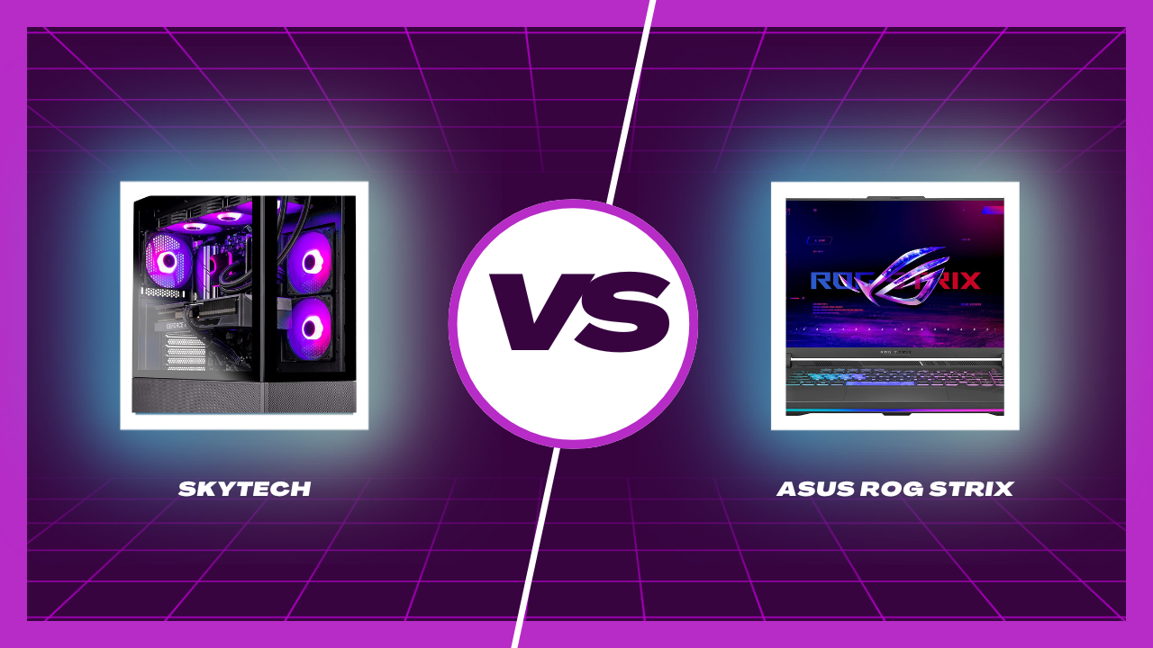 Read more about the article Skytech Gaming PC vs ASUS ROG Strix G16 Gaming Laptop: Which One Wins for Gamers?